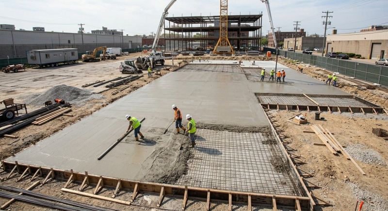 Commercial Slab Construction in Clarksville, TN