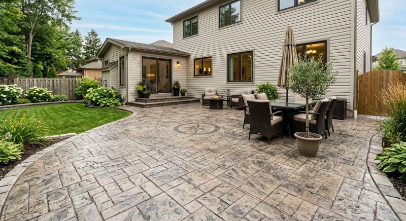 Stamped Overlay Installation in Fort Worth, TX