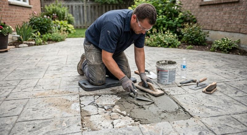 Decorative Concrete Repair in Marietta, GA